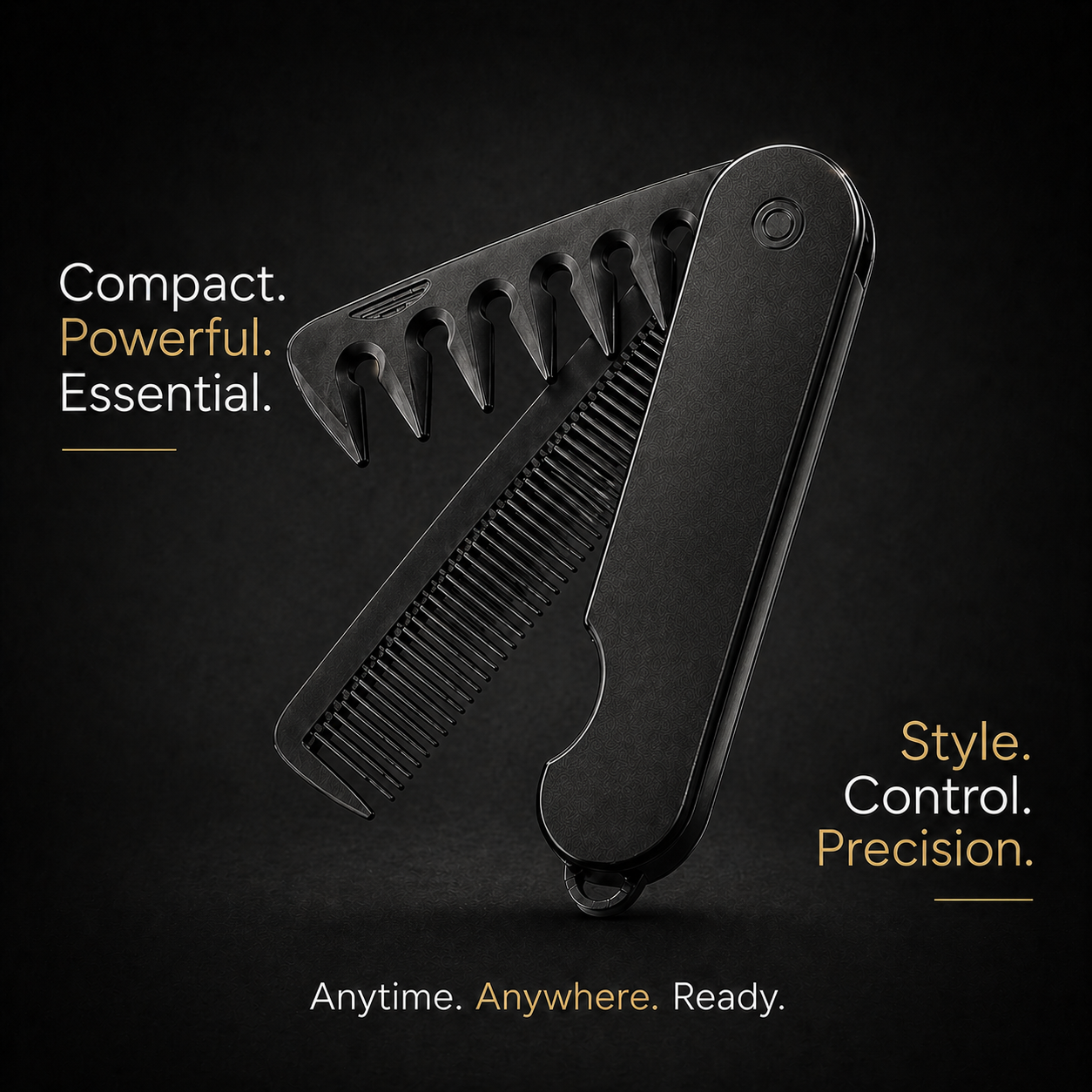 2-in-1 Compact Styling Comb